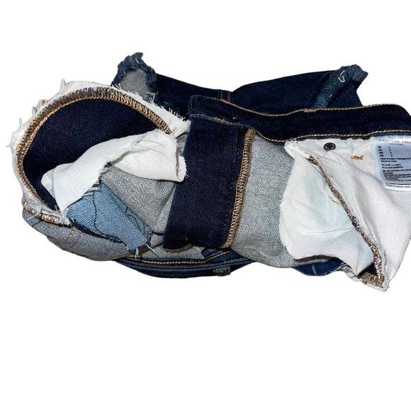 American Eagle Distressed Womens Shorts 2 Next Level Stretch Hi Rise Shortie - Picture 7 of 8